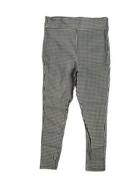 Unique vintage Black and White Gingham Kids Leggings